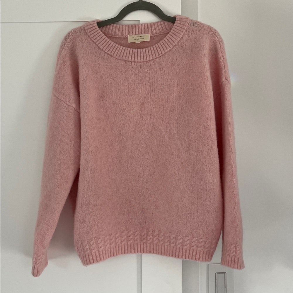 Sezane Amiel jumper light pink medium